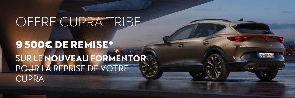 CUPRA City Garage - Offre exclusive : 9 500€ de remise sur votre nouveau Formentor 